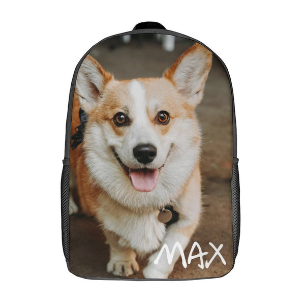 Custom Photo & Text 17inch Shoulder Backpack