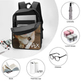 Custom Photo & Text 17inch Shoulder Backpack