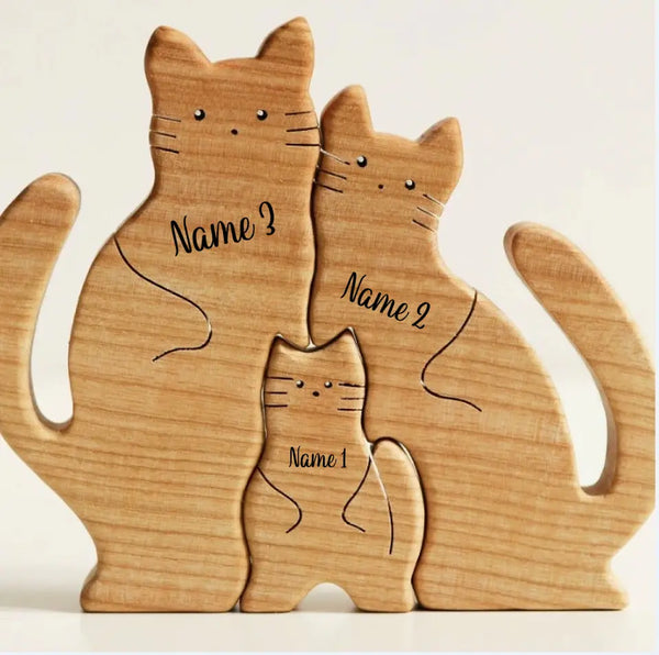 Custom Animal Wooden Puzzles Handmade Gifts