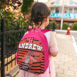 Custom Name or Text Cool Dinosaur Personalized Kids Backpack School Bag Back To School Gifts