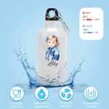 Custom Name Denim Fashion Boy and Girl Children Back to School Water Bottle 400ml Portable Water Bottle