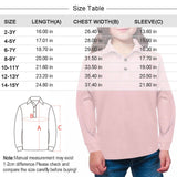 Custom Face Flower Girls' Long Sleeve Polo Shirt