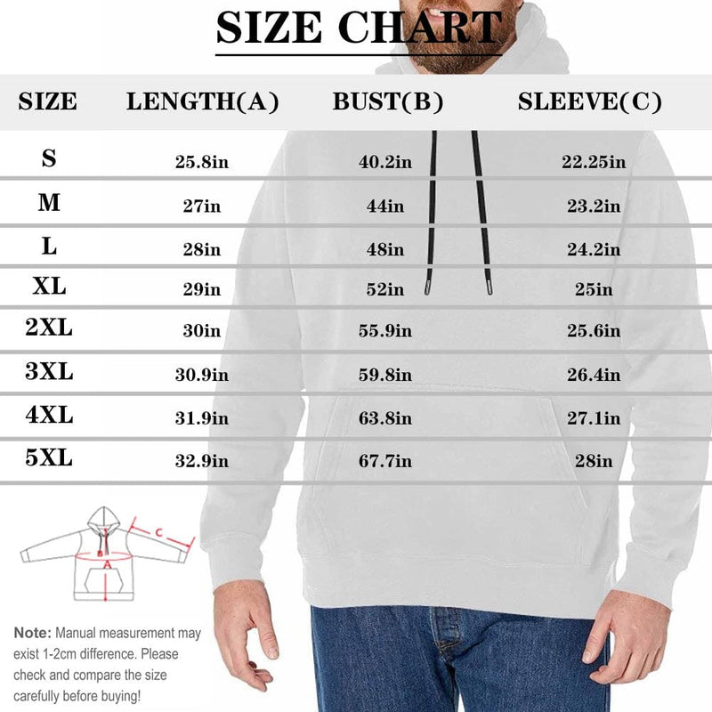 [Thickened Fabric] Custom Face Muscular Body Gift Christmas Red Hat Men's Fleece Thickened Hoodies