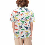 Custom Face Dinosaur Boys' Polo Shirt