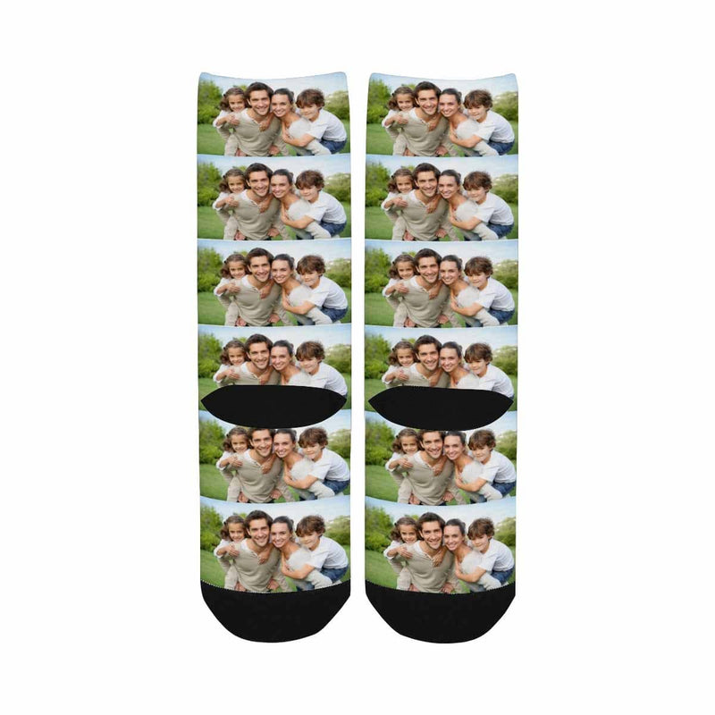 Kids Custom Socks Printed With Picture Personalized Family Photo Children's Socks